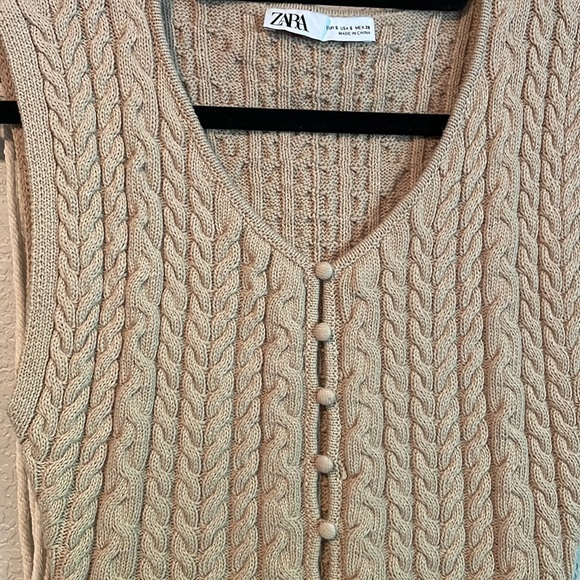 Zara Cable Knit Top - Picture 6 of 7